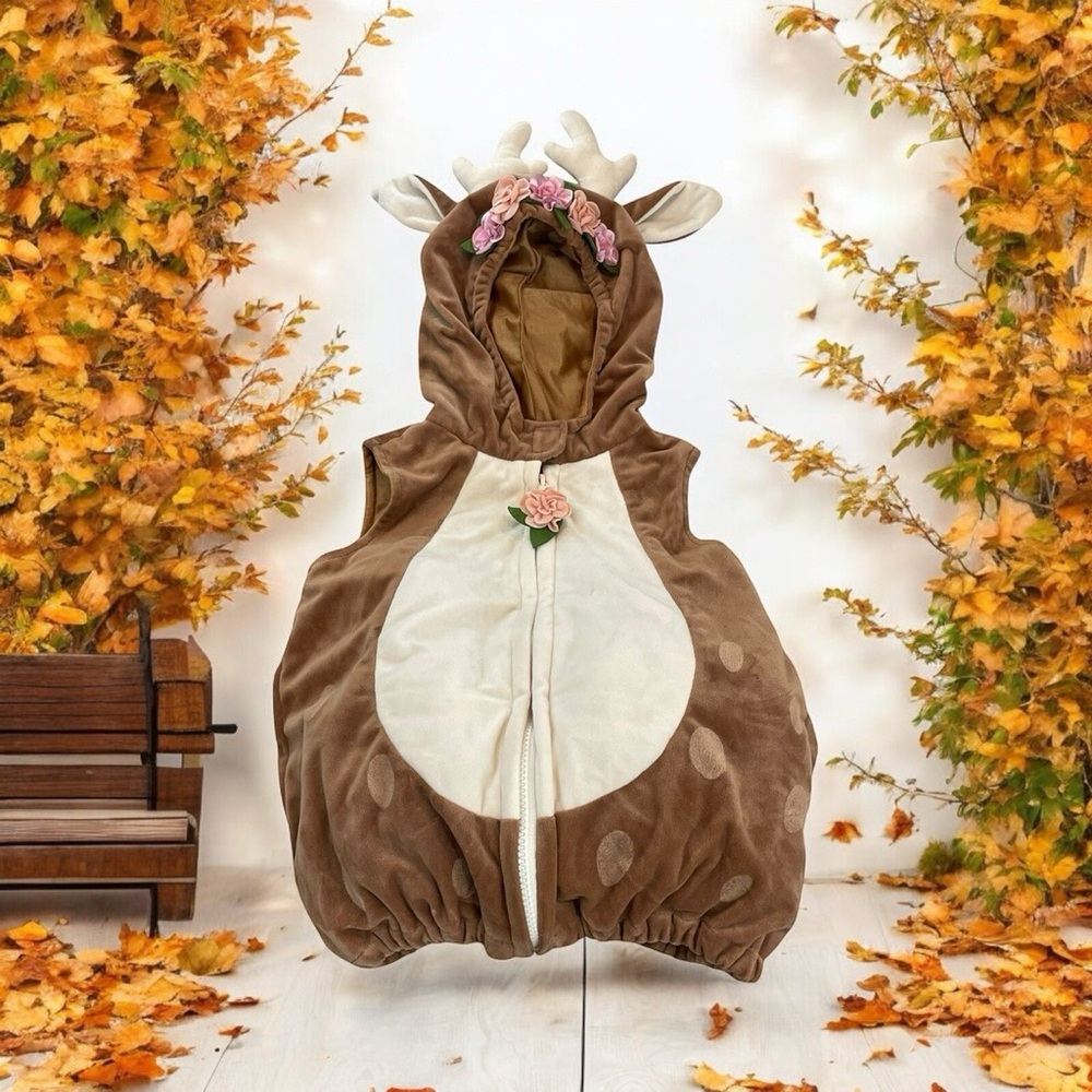 Going Wild Baby Deer One Piece Zip Up Costume